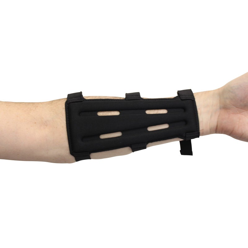 SAS 8" Armguard Archery Bow Range with 3-Strap Buckles (Black) - Image 2